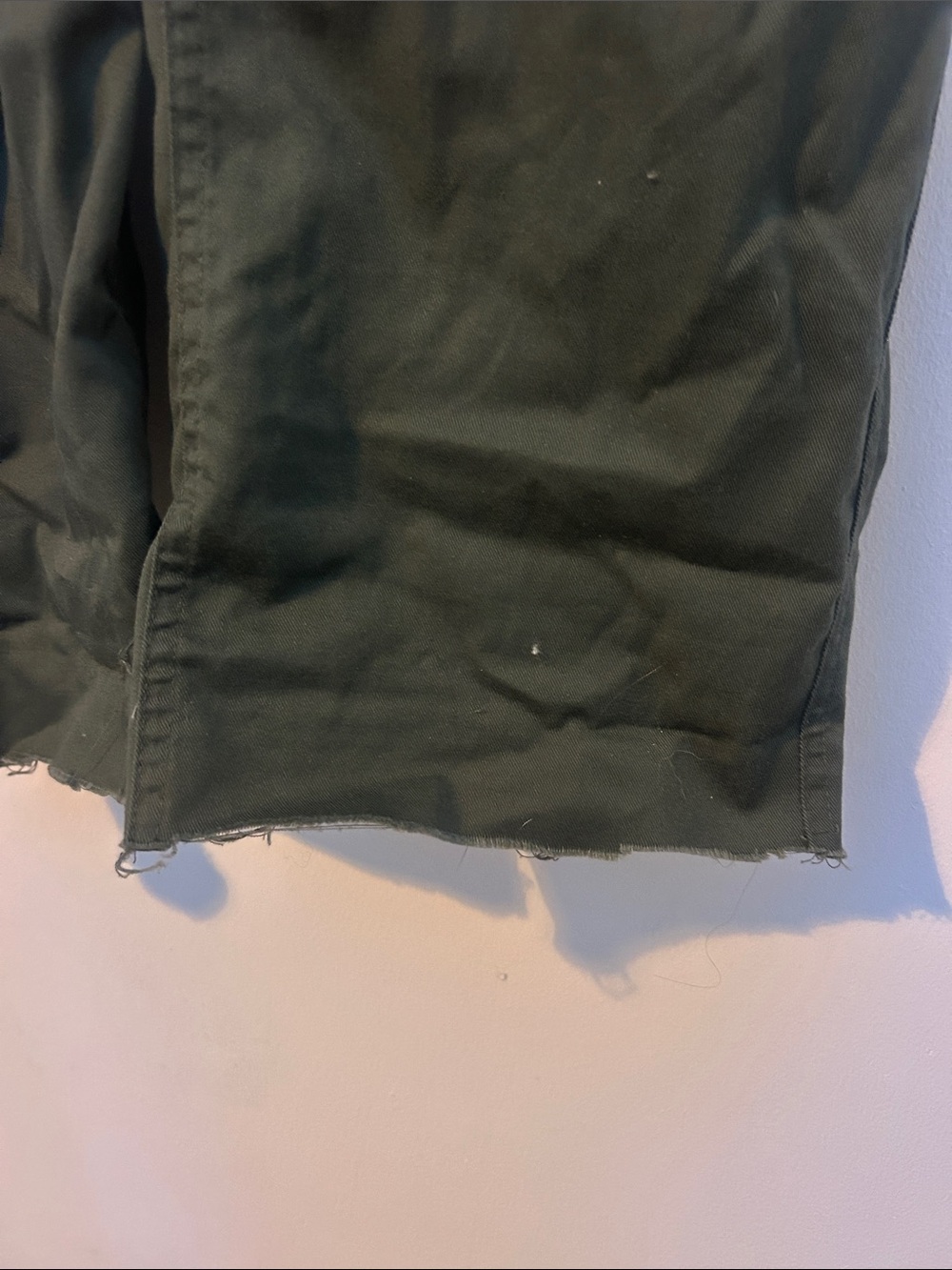 Olive Green Utility Jumpsuit with Front Pockets - Picture 4 of 6